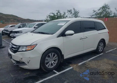 2017 Honda Odyssey Ex from USA, damaged, VIN 5FNRL5H47HB006572